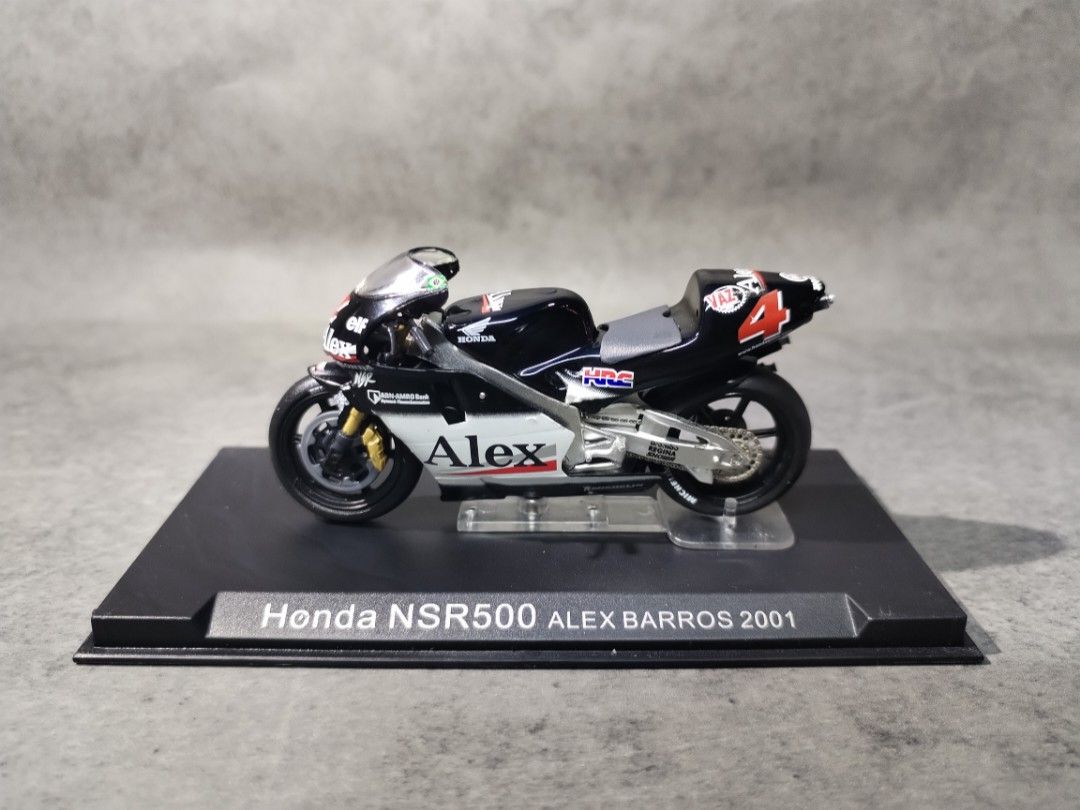 ixo 1/24 Honda NSR 500 Alex Barros 2001 Moto GP 格蘭披治大賽本田電單車模型
