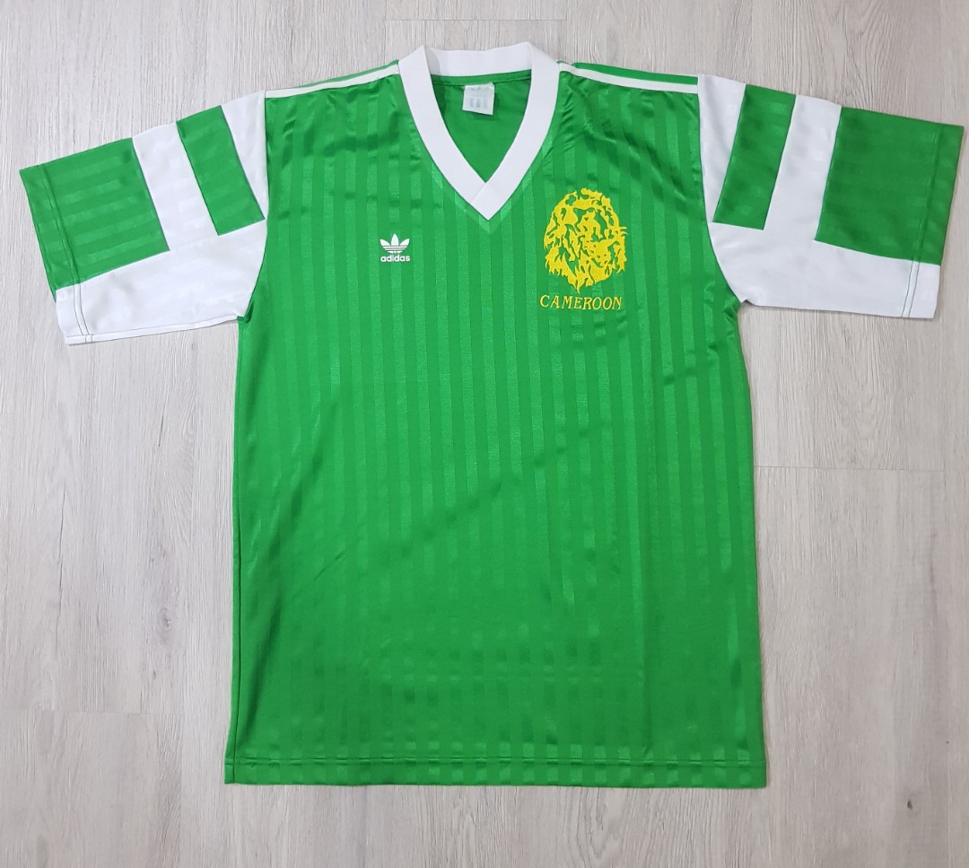 1990 Cameroon Adidas template shirt, retroiscooler