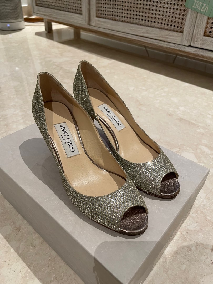 Jimmy choo outlet peep toes