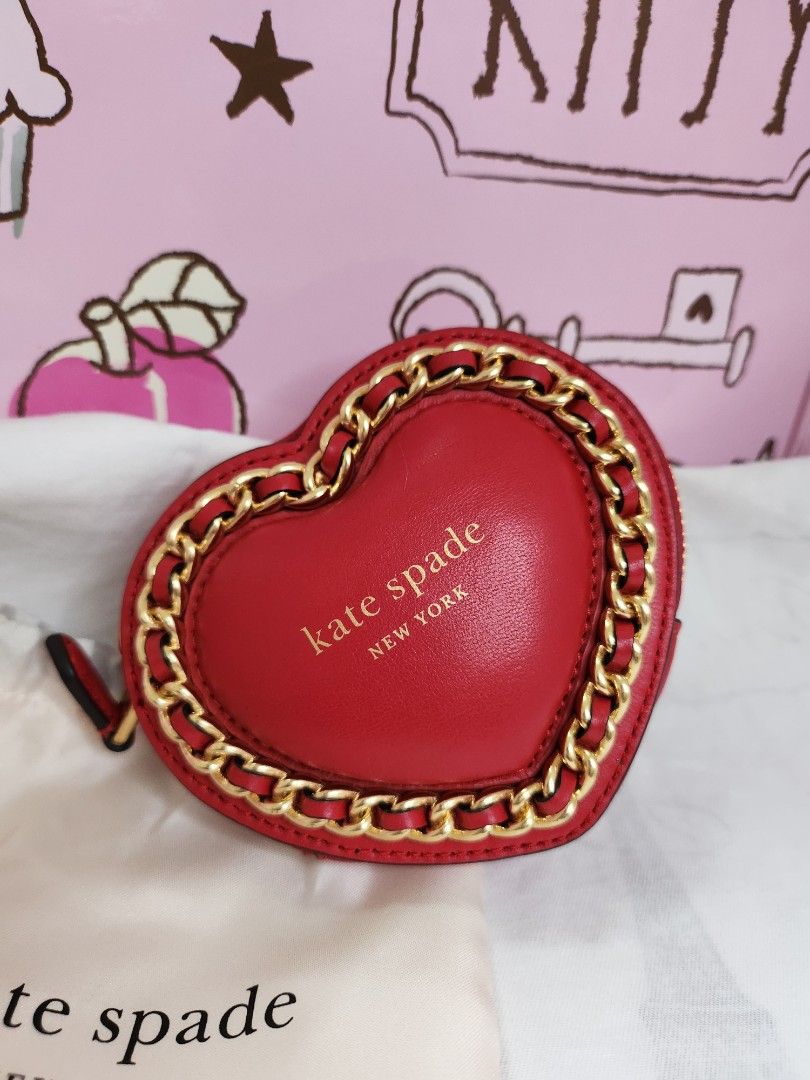 Red love heart best sale bag