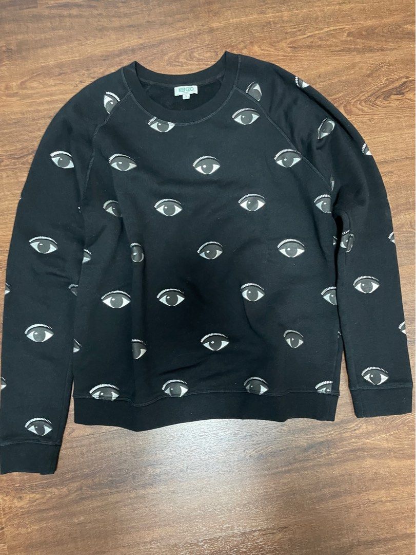 Kenzo all over hot sale eye sweatshirt