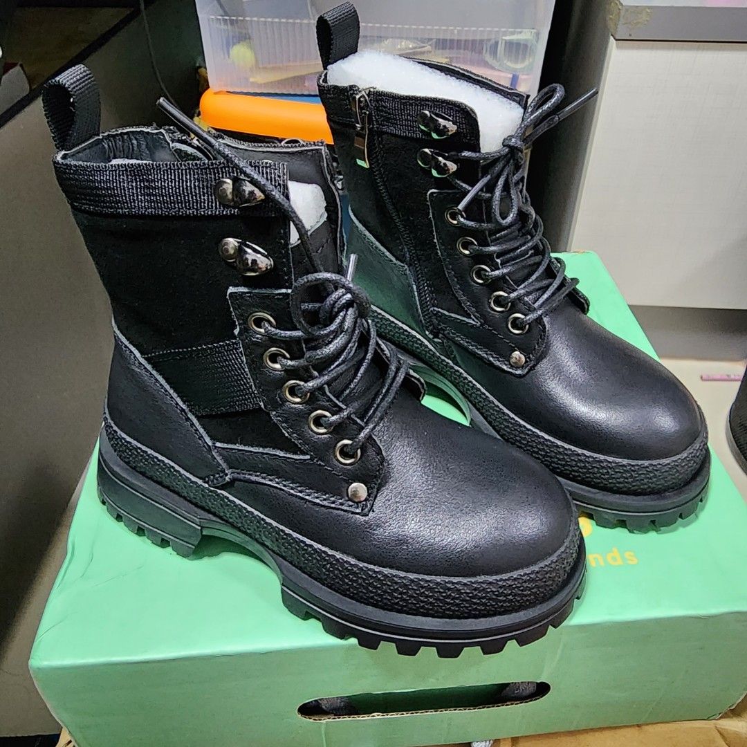 Kids black boots size 27 Babies Kids Babies Kids Fashion on
