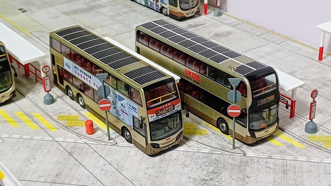全新配件]Kmb 九巴1:76 巴士模型第3代車頂太陽能板Enviro 500 Mmc Facelift 適用, 興趣及遊戲, 玩具& 遊戲類-  Carousell