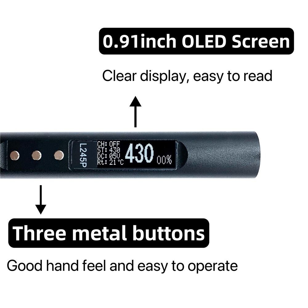 L245P PD 65W DC 90W Soldering Pen Portable Electric Soldering Iron ...
