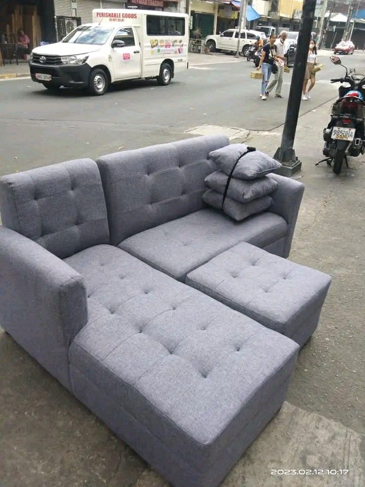 L shape sofa set pure uratex foam, Furniture & Home Living, Furniture