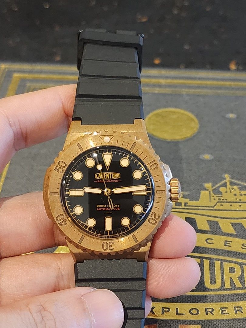 Laventure Sous-Marine Bronze Limited, Luxury, Watches on Carousell