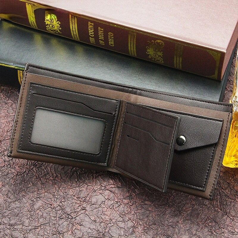 PU Leather Men Wallets Premium Product Wallets for Man Short Black Walet Portefeuille  Homme