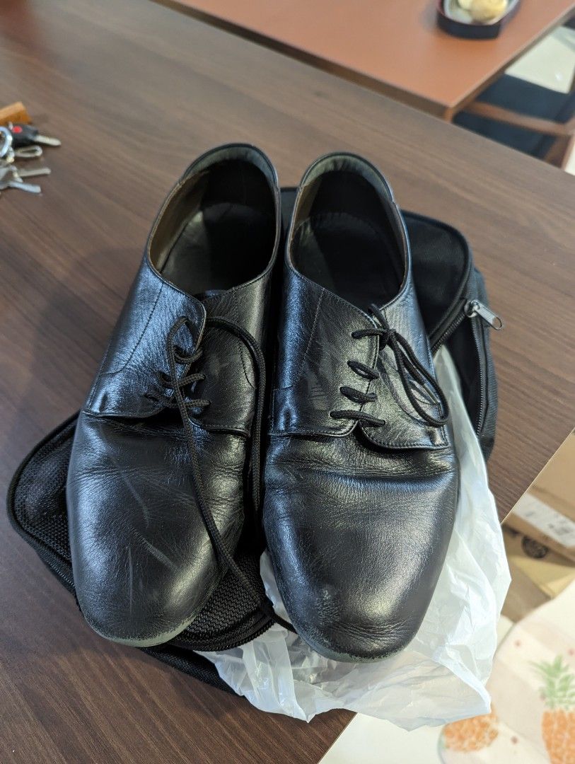 Mens leather dance shoes sales