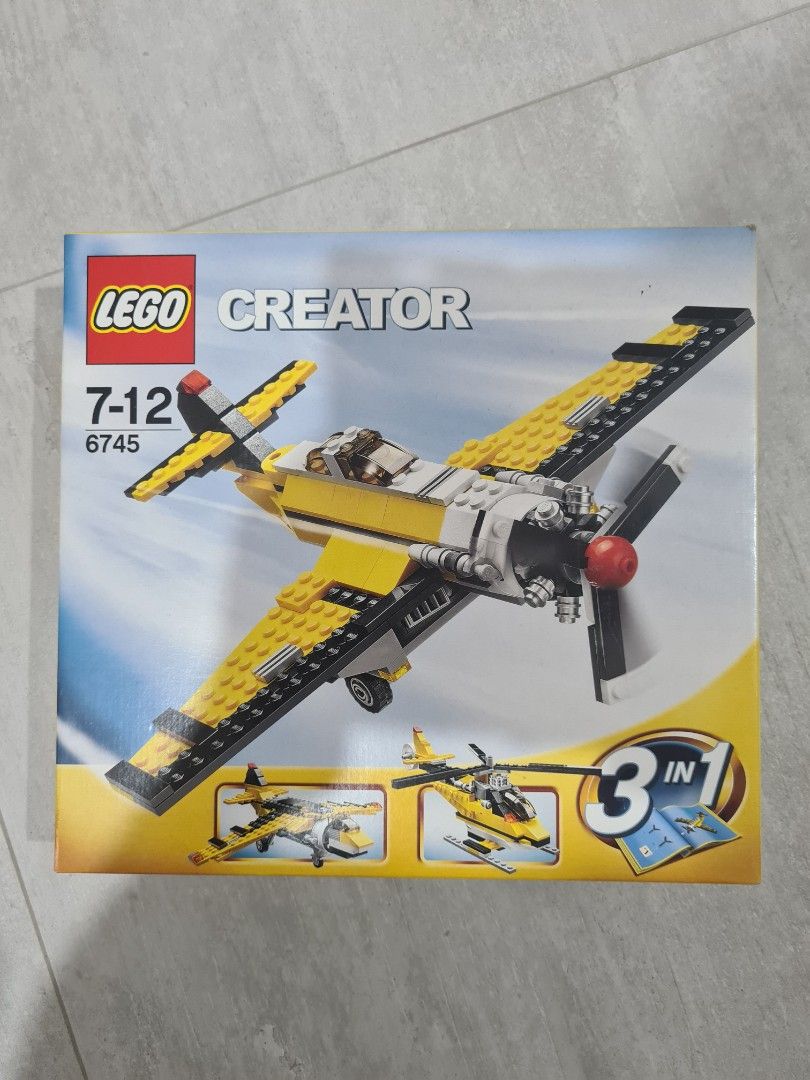 Lego 6745 Yellow Plane Hobbies Toys Toys Games on Carousell