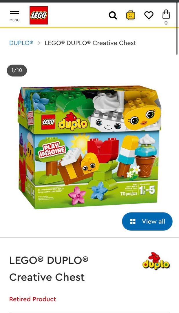 Lego duplo creative chest deals