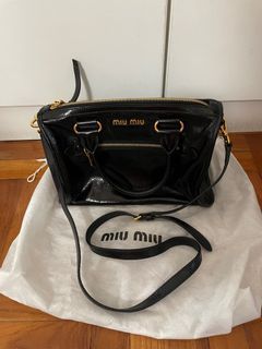 Miu Miu Bauletto (Bruyere Vitello Shine) - RT0524 - Authentic