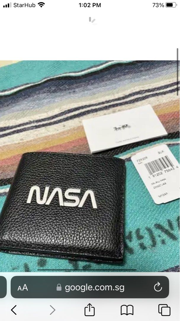 Nasa coach wallet on sale