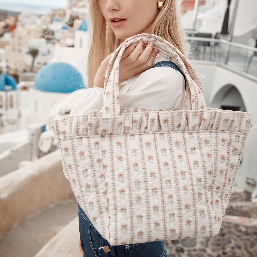 Loeffler randall tote top bag