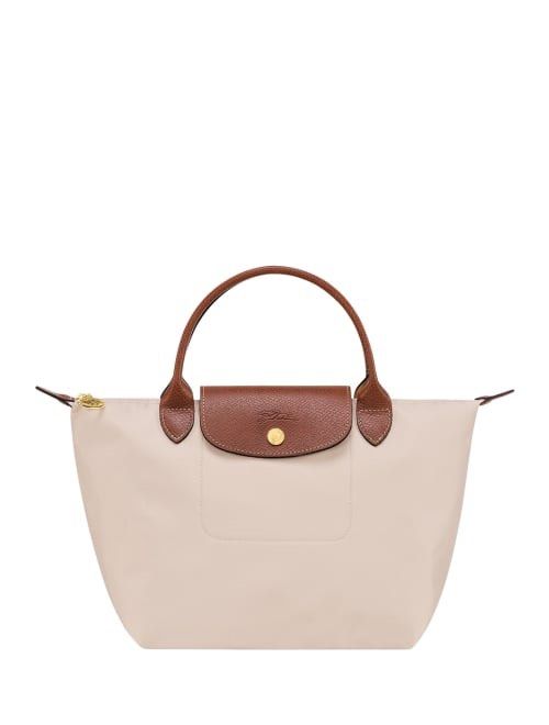 Longchamp Le Pliage Small Short Handle in Paper (Category: Luxury Bags & Wallets) located in Quezon City. Submitted by poochiyena (Listing ID 1252306883, Image 1). Description: 8/10 condition ✨ used rarely, has minimal stains due to storage guaranteed original, bought in Vienna last 2017 rfs: decluttering .
