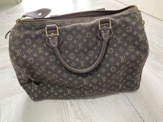 Auth Louis Vuitton Monogram Mini Lin Speedy 30 M95224 Women's Boston  Bag,Handbag Ebene