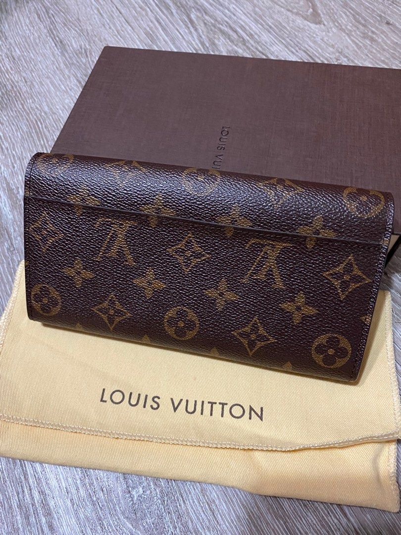 Louis Vuitton Monogram Portefeuille Sarah M60531 Wallet Long Unisex