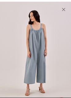 Love Bonito karmyn ruched wide leg Jumpsuit