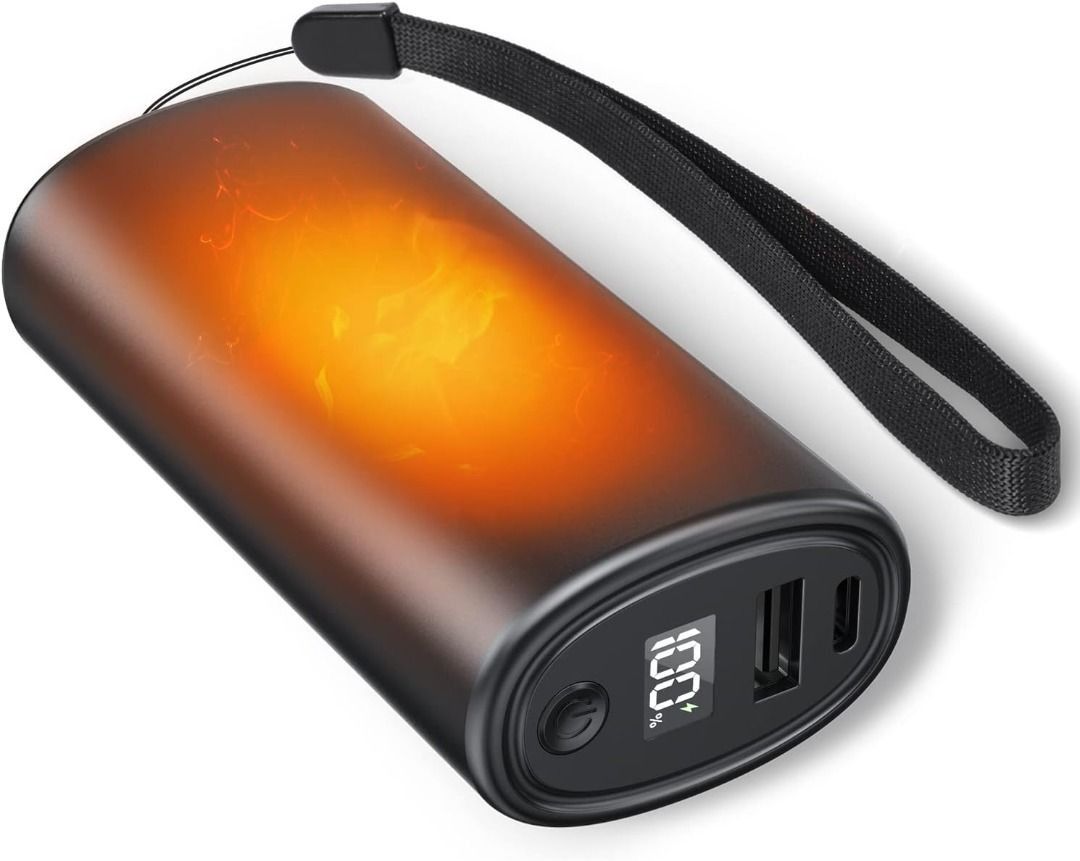 luan Hand Warmers Rechargeable, Portable Electric Hand Warmer 10000mAh Power  Bank, Double-Sided Long-Lasting Heater with Digital Display for Winter  Outdoors, Camping, Hiking, Raynauds, Sports Equipment, Hiking u0026 Camping on  Carousell