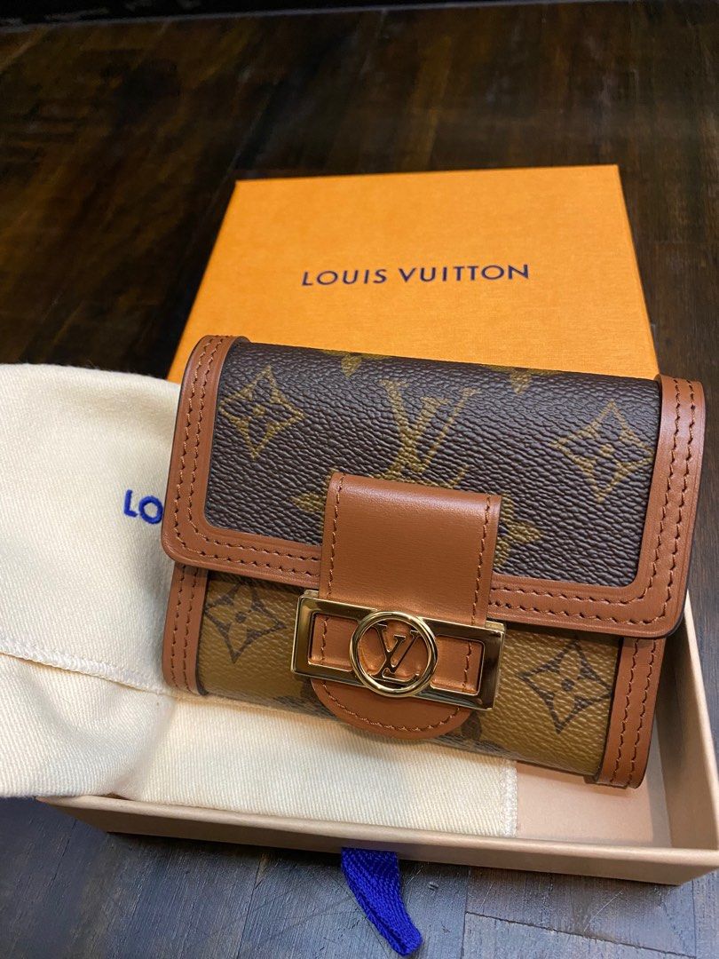 mini dauphine compact wallet lv