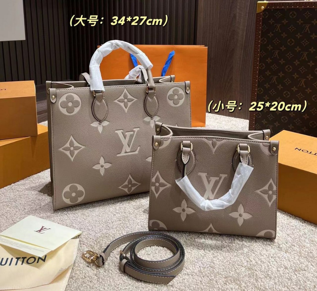 LV onthego PM MM Luxury Bags Wallets on Carousell