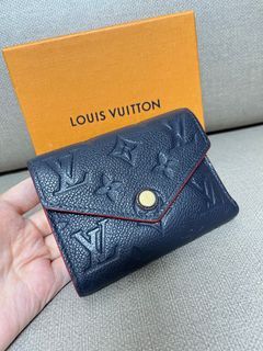 LV Victorine 海軍藍全皮革短夾