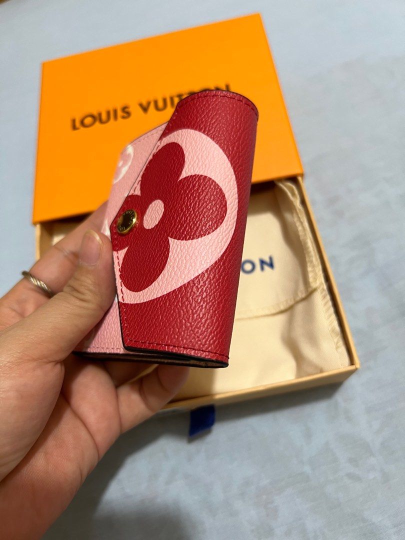 LOUIS VUITTON Zoe Wallet Giant Monogram Rouge Red & Pink