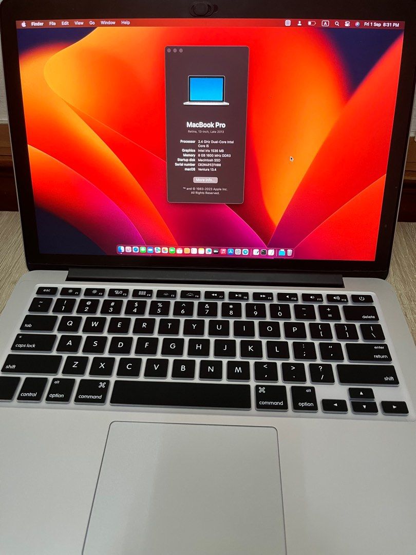 MacBook Pro retina 13 2012 office