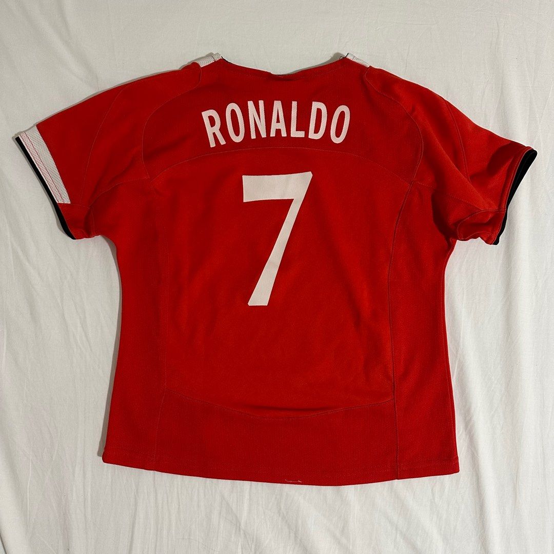 Manchester United Vintage Ronaldo 7 Jersey, Men's Fashion, Tops