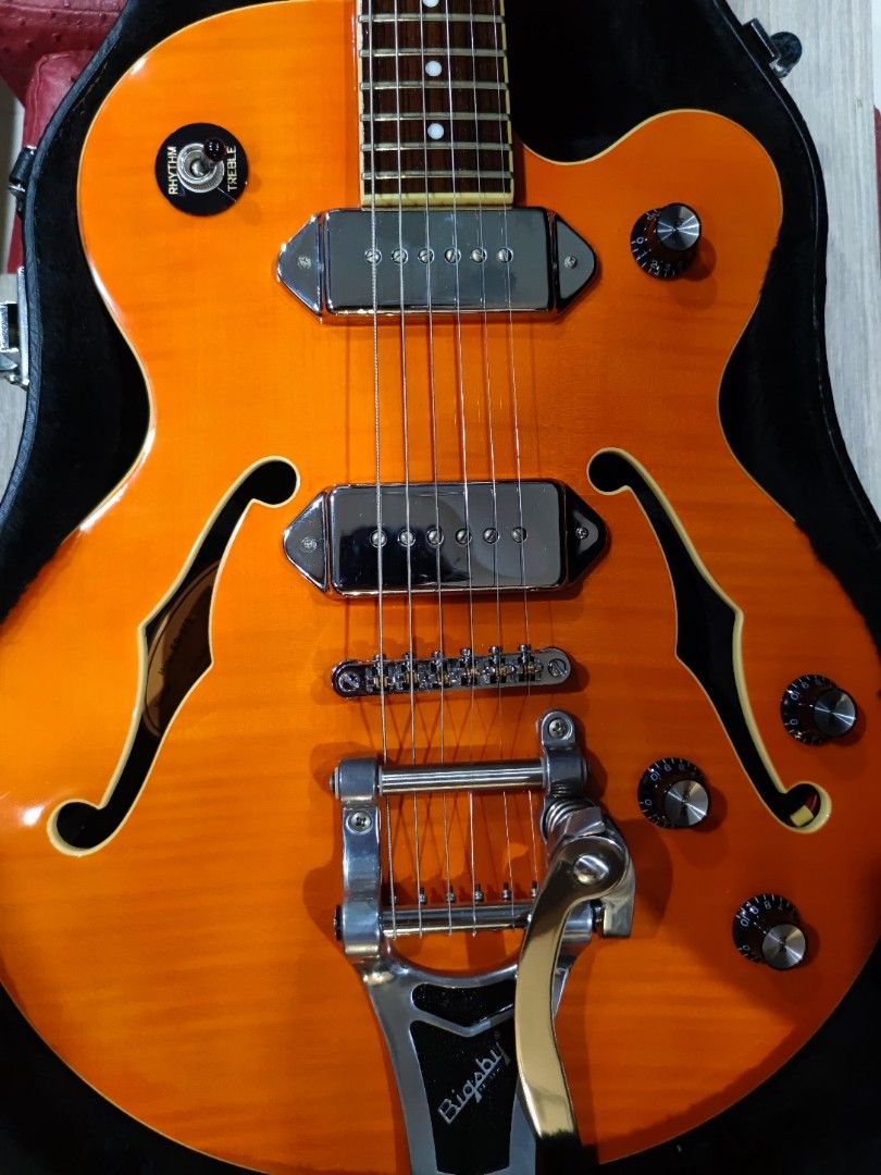 Epiphone hotsell wildkat orange