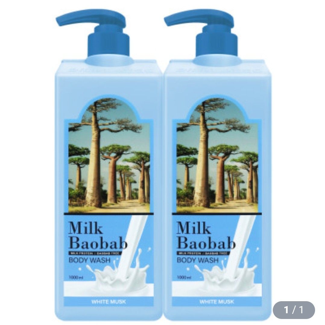 Milk Baobab Body Wash 1000mlx2 (Category: Bath) located in Cainta. Submitted by shopchelonline (Listing ID 1252337096, Image 1). Description: Milk Baobab Body Wash 1000mlx2 ✅️White Musk ✅️Baby Powder ✅️Flora Bouquet 🛒1,520.00 each(all in) + LSF 💎Pre-order - NO RUSH SHIPPING 💎Korea Pasabuy - NORMAL ETA 💎Colors may vary due to lighting. 💎Availability and price may vary 💎The outer case/box is simply for protecting goods. (Damages such as scrat