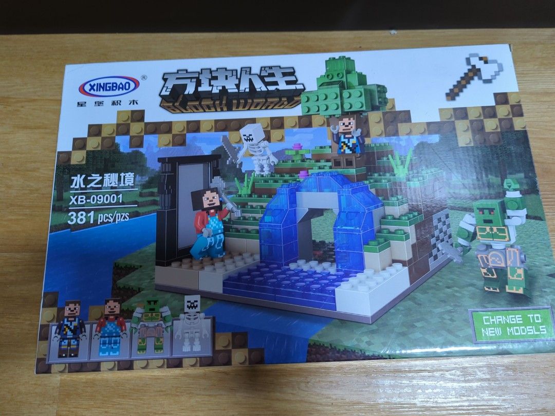 Minecraft Building Blocks, Hobbies & Toys, Toys & Games on Carousell