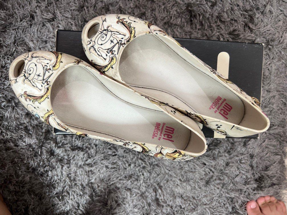 Mini melissa shoes unicorn top