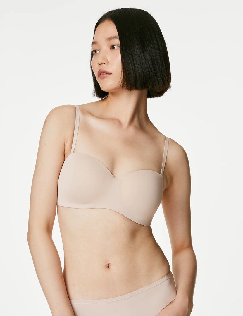 Buy Marks & Spencer Seamless Non Wired Bandeau Bra Online