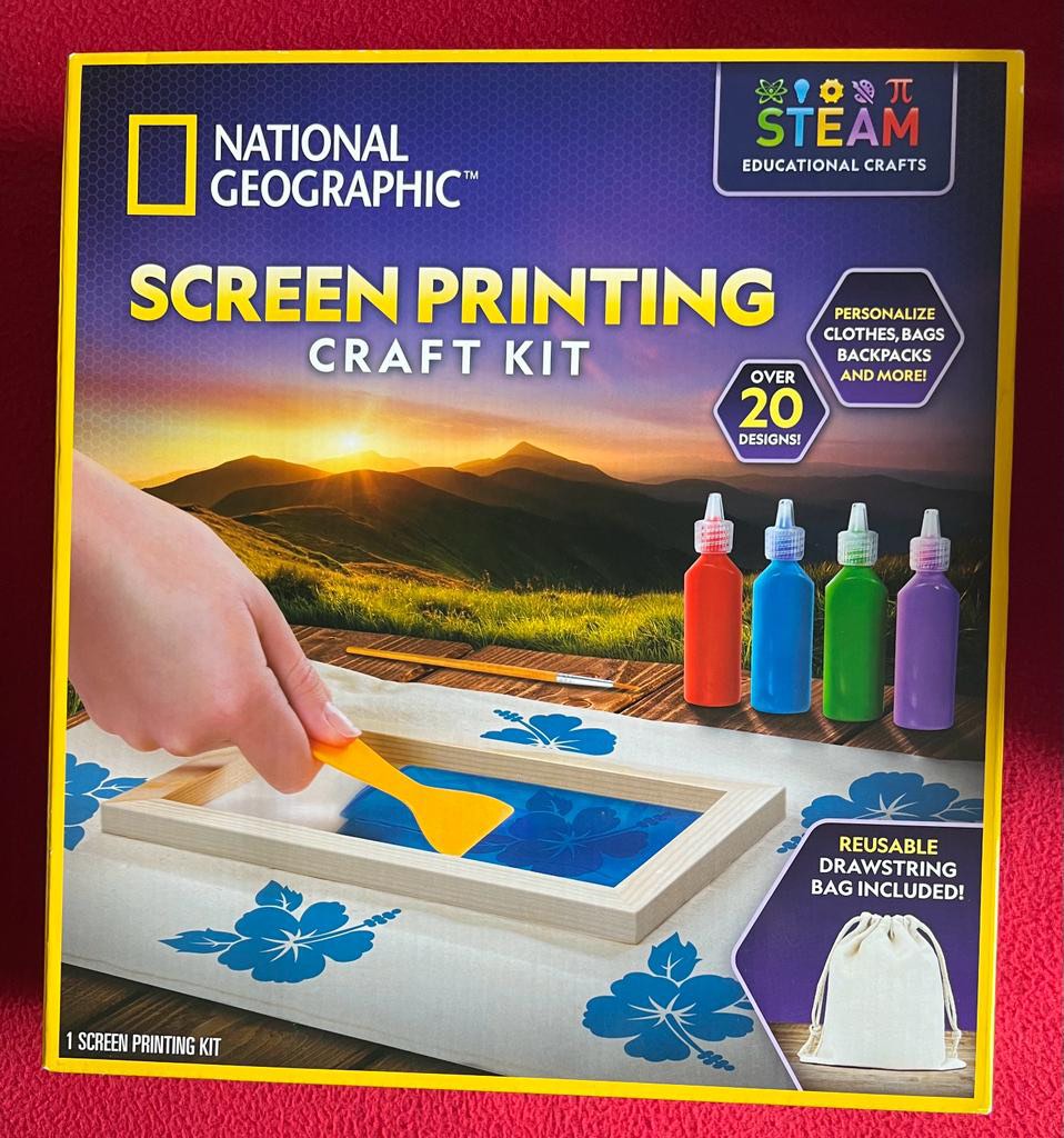 National Geographic Screen Printing Craft Kit, Hobbies & Toys