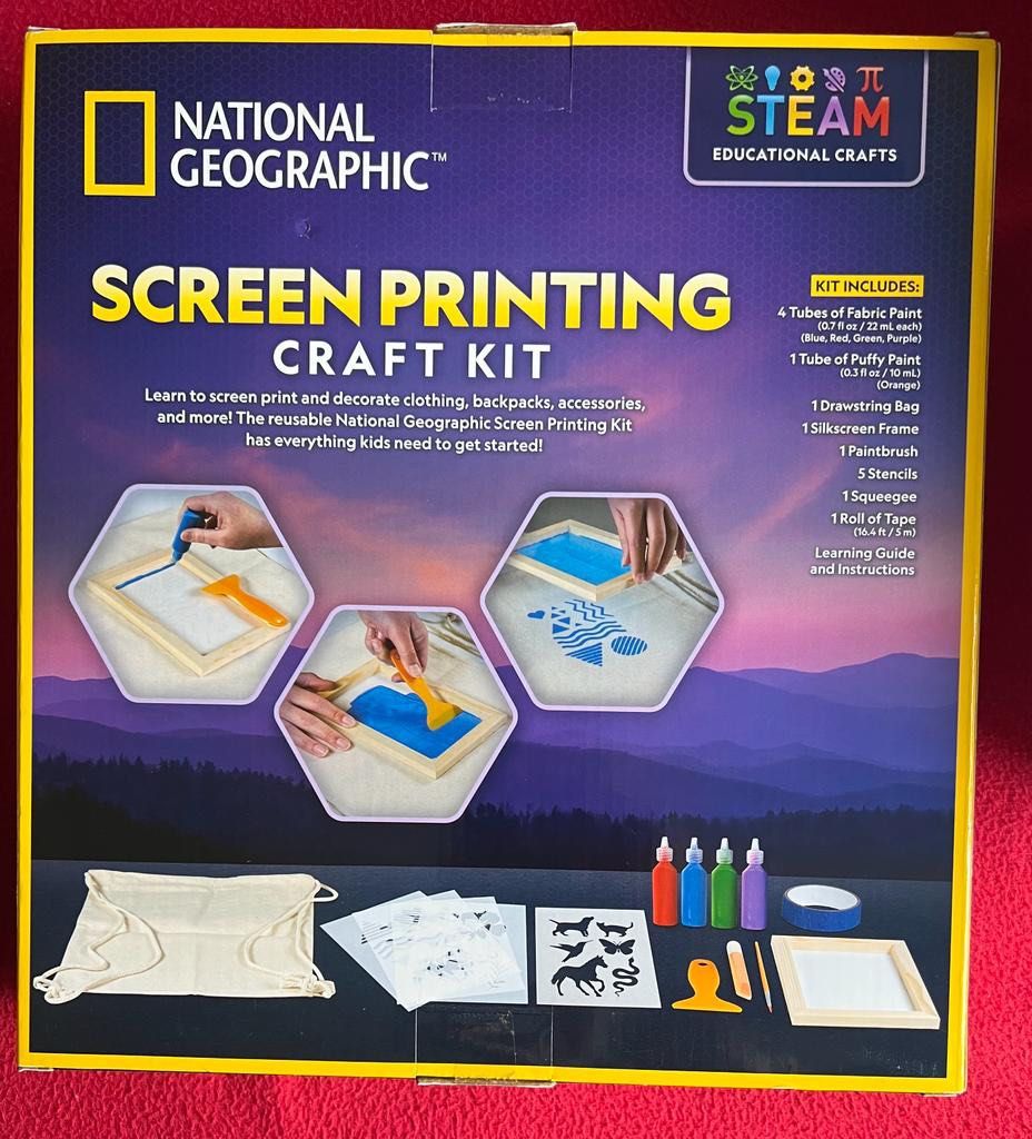 National Geographic Screen Printing Craft Kit by National