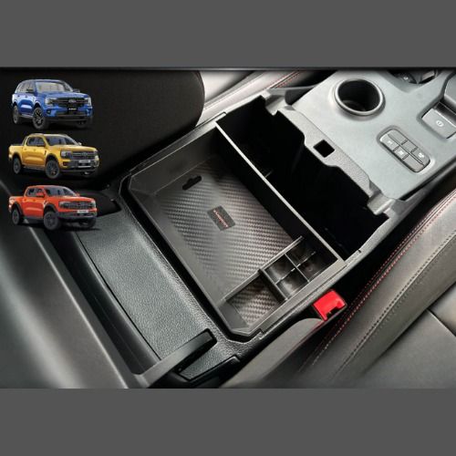 Next Gen Ford Ranger Everest Raptor Console Storage Coin Tray Holder ...