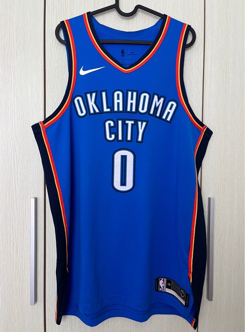 Men's Oklahoma City Thunder Russell Westbrook Nike Black MVP Swingman Jersey