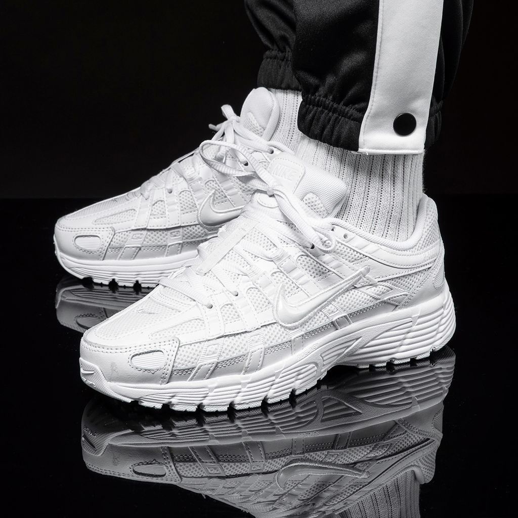 Nike triple white p6000 trainers on sale