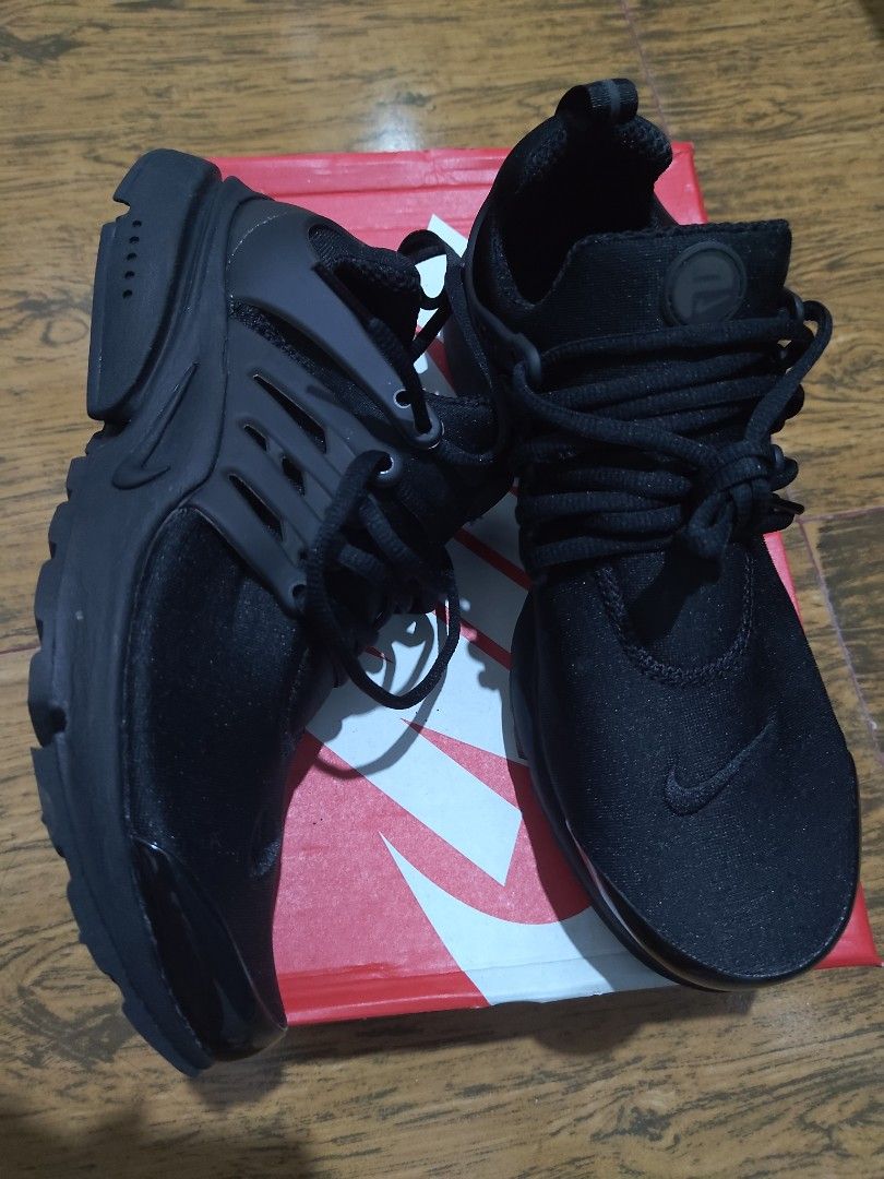 mens nike presto triple black