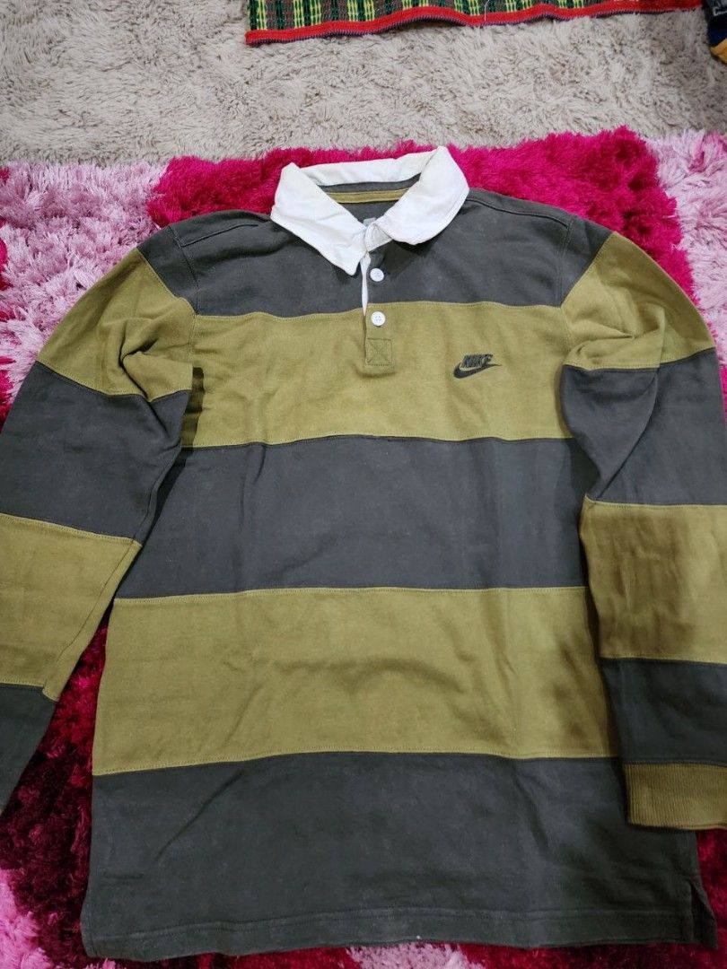 Vintage nike long outlet sleeve polo