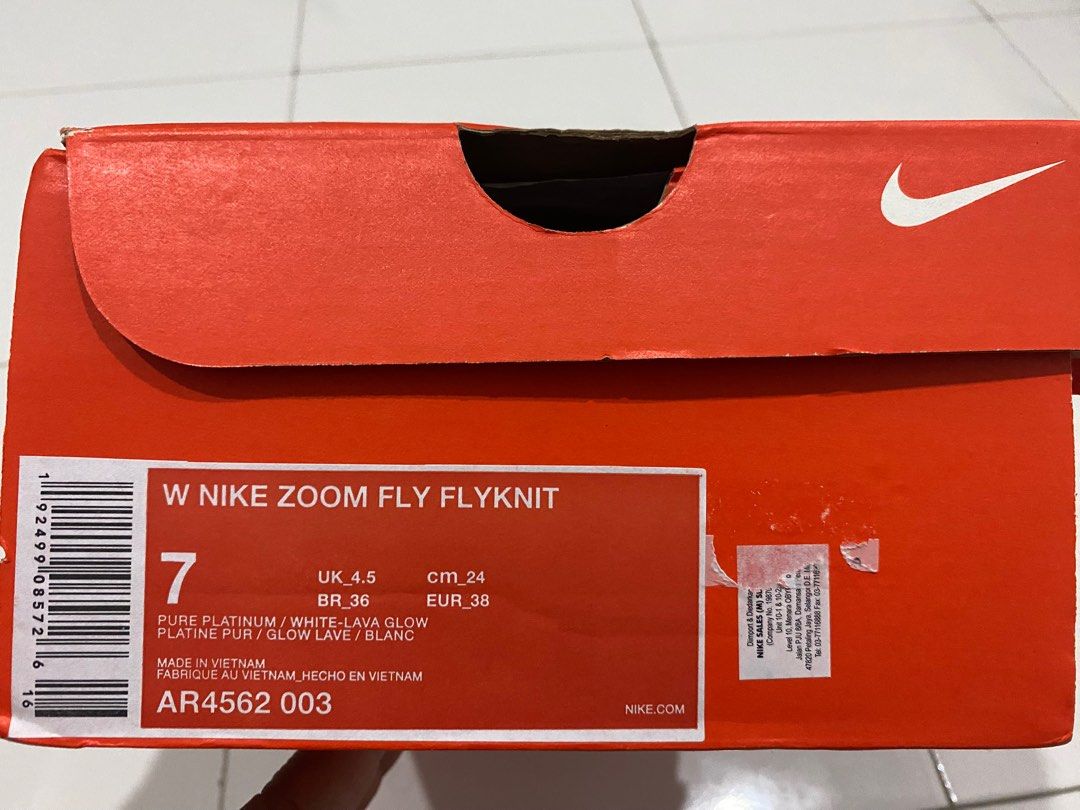 Nike zoom fly flyknit Women s Fashion Footwear Sneakers on