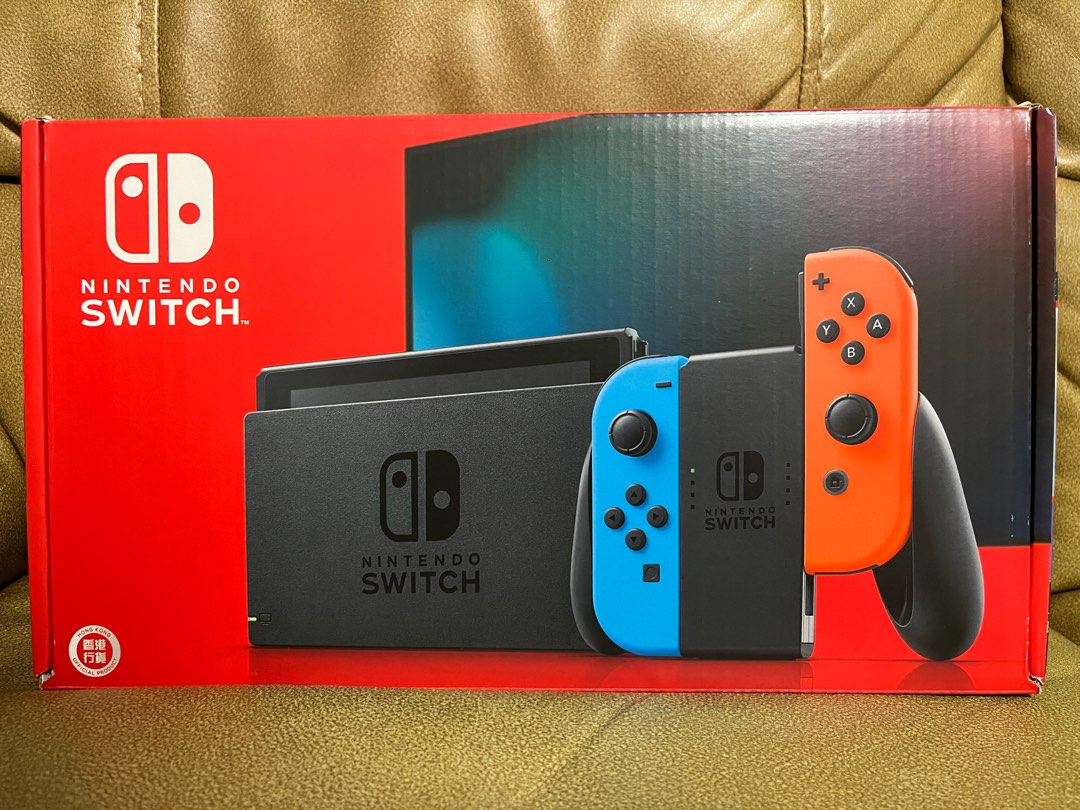 Nintendo Switch 長續航版紅藍機[HAD-S-KABAA] 行貨(非OLED), 電子遊戲