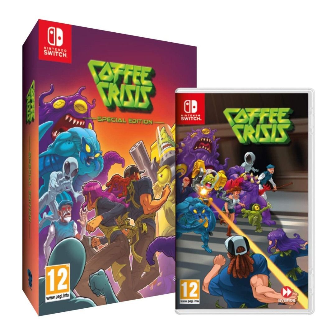 Nintendo Switch Coffee Crisis Special Edition (CODE:A1234), Video Gaming,  Video Games, Nintendo on Carousell