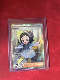 Poppy Special Illustration Rare Trainer 227/197 Obsidian Flames Mint PSA 7