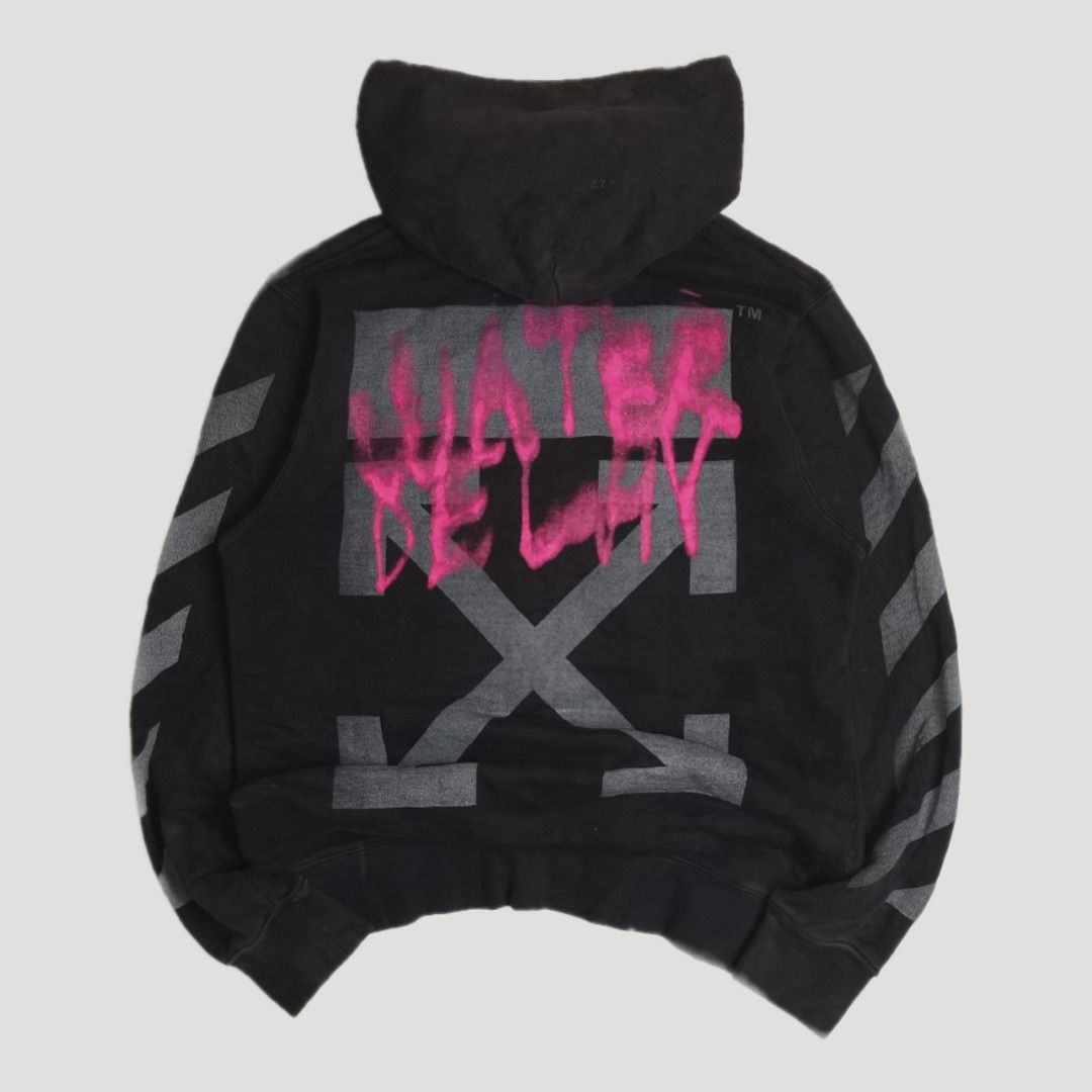 Off white deals hoodie replica
