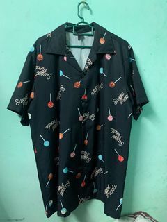 Open collar shirt