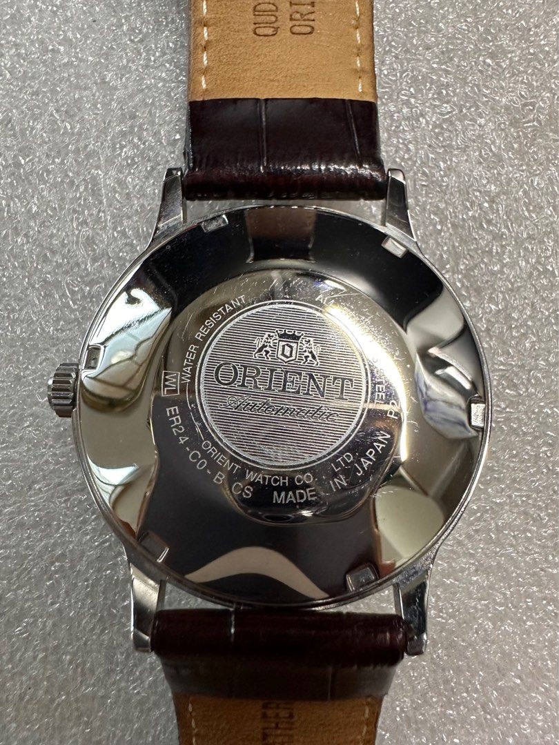 Orient ER24005W Bambino automatic watch 40mm. Made in Japan