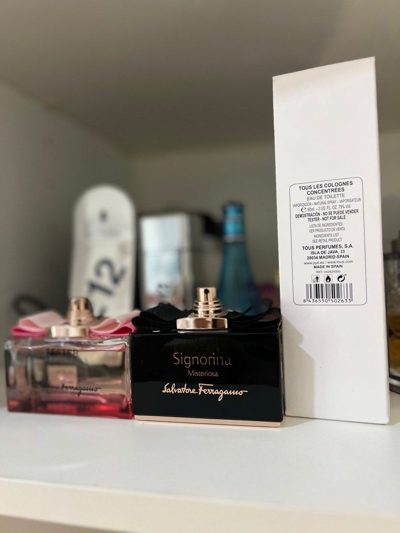 ORIGINAL TESTER PERFUME / SIGNORINA/TOUS, Beauty & Personal Care