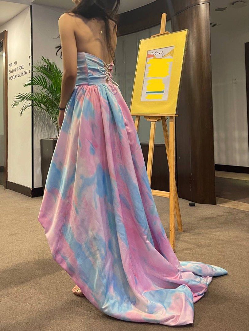 Paddle pop prom dress/ gown, Women's Fashion, Dresses & Sets, Evening