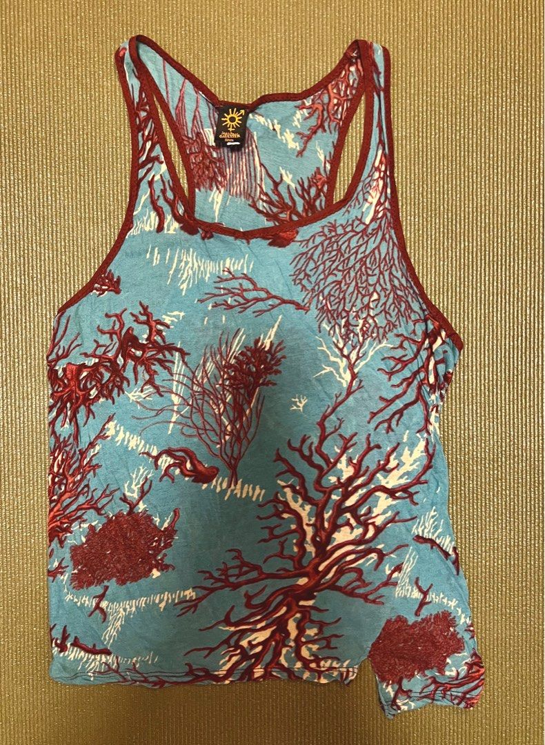 Pattern top （分類：背心）位於 Hong Kong。 由 miss6hk 提交（商品編號 1252343744，圖片 1）。簡介： Pattern top Made in Italy 100% cotton Size : M 偏細 Suit for S。